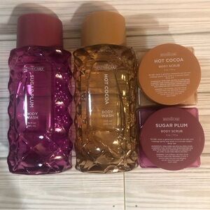 Spathecary Sugar Plum and Hot Cocoa Body Wash & Scrub Set